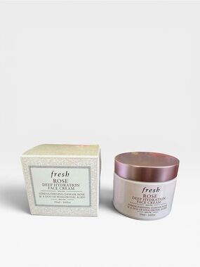 Fresh Rose Deep Hydration Face Cream 50ml / 1.6 oz NWT